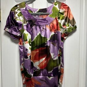 Floral Multicolor Women's Top